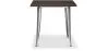 Quadratischer Esstisch - Industriedesign - Holz und Metall - Stylix image 7