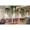 Quadratischer Esstisch - Industriedesign - Holz und Metall - Stylix image 7