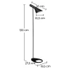 Stehlampe - Flexo-Wohnzimmerlampe - Nalan image 7