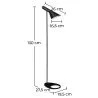 Stehlampe - Flexo-Wohnzimmerlampe - Nalan image 7