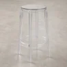 Transparenter Design Hocker - 65cm - Arthur image 7