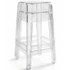 Transparenter Design-Hocker - 65cm - Victoria Queen image 7