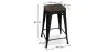 Barhocker - Industriedesign - Holz & Stahl - 60cm -Stylix image 7