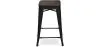 Barhocker - Industriedesign - Holz & Stahl - 60cm -Stylix image 7