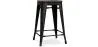 Barhocker - Industriedesign - Holz & Stahl - 60cm -Stylix image 7