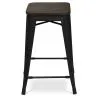 Barhocker - Industriedesign - Holz & Stahl - 60cm -Stylix image 7