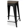 Barhocker - Industriedesign - Holz & Stahl - 60cm -Stylix image 7