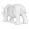 Dekorative Figur Nashorn - Matt Weiß - Rhyn image 7