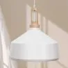 Deckenlampe - Hängeleuchte - Holz und Metall - Wind image 7