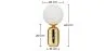 Tischlampe - Wohnzimmerlampe - Kugel-Design - Party image 7