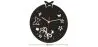Schmetterlinge und Blumen Wanduhr image 7