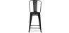 Barhocker mit Rückenlehne - Industriedesign - 60cm - Stylix image 7
