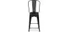 Barhocker mit Rückenlehne - Industriedesign - 60cm - Stylix image 7