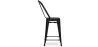 Barhocker mit Rückenlehne - Industriedesign - 60cm - Stylix image 7