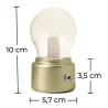 Wiederaufladbare tragbare Lampe - Lúa image 7