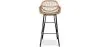 Rattan Barhocker mit Armlehnen - Boho Bali Style - 75cm - Many image 7