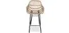 Rattan Barhocker mit Armlehnen - Boho Bali Style - 75cm - Many image 7