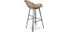 Rattan Barhocker mit Armlehnen - Boho Bali Style - 75cm - Many image 7