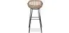 Rattan Barhocker mit Armlehnen - Boho Bali Style - 75cm - Many image 7