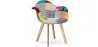  Esszimmerstuhl mit Armlehnen und Patchwork-Bezug - Pixi image 7