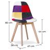 Esszimmerstuhl - Bezogen mit Patchwork - Tessa  image 7