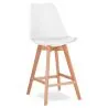 Hocker im skandinavischen Stil - Holzbeine - Denisse image 7