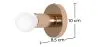Wandleuchte - Gold-Metall - Louisa image 7
