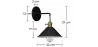 Wandlampe - Vintage-Design - Curie image 7