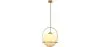  Kugel-Deckenleuchte aus Glas - Goldene Pendelleuchte - Anette image 7