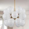 Deckenlampe mit Kristallkugeln - Pendelleuchte - Jacobella image 7