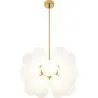 Deckenlampe mit Kristallkugeln - Pendelleuchte - Jacobella image 7