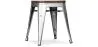 Hocker im Industriedesign - Holz & Stahl - 45cm -Stylix image 7
