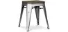 Hocker im Industriedesign - Holz & Stahl - 45cm -Stylix image 7