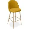 Gepolsterter Hocker aus Stoff - skandinavisches Design - 76cm - Evelyne image 7