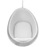 Hängender Ei-Design-Sessel - Bezogen mit Stoff - Eny image 7