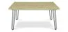 Rechteckiger Esstisch - Industriestil - Holz und Metall - 150 cm - Hairpin image 7