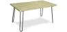 Rechteckiger Esstisch - Industriestil - Holz und Metall - 150 cm - Hairpin image 7