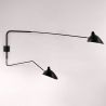 Schreibtischlampe - Wandleuchte - 2 Arme Schwarz - George image 7