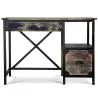 Holzschreibtisch mit Schubladen - Industriedesign - Nashville image 7