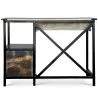 Holzschreibtisch mit Schubladen - Industriedesign - Nashville image 7