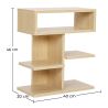 Niedriges Regal im skandinavischen Stil mit 5 Fächern - Holz image 7