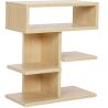 Niedriges Regal im skandinavischen Stil mit 5 Fächern - Holz image 7