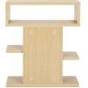 Niedriges Regal im skandinavischen Stil mit 5 Fächern - Holz image 7