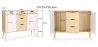 Holz-Sideboard - Skandinavisches Design - 3 Schubladen - Roger image 7