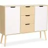 Holz-Sideboard - Skandinavisches Design - 3 Schubladen - Roger image 7