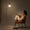 Stehlampe mit Marmorsockel - Wohnzimmerlampe - Carlo image 7