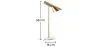 Flexo-Lampe - Schreibtischlampe - Marmor und Metall - Celio image 7