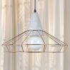Retro-Design-Deckenlampe - Hängelampe aus Metall und Beton - Giotto image 7