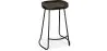 Barhocker - Industriedesign - Holz und Metall - 66 cm - Adriel image 7