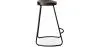 Barhocker - Industriedesign - Holz und Metall - 66 cm - Adriel image 7